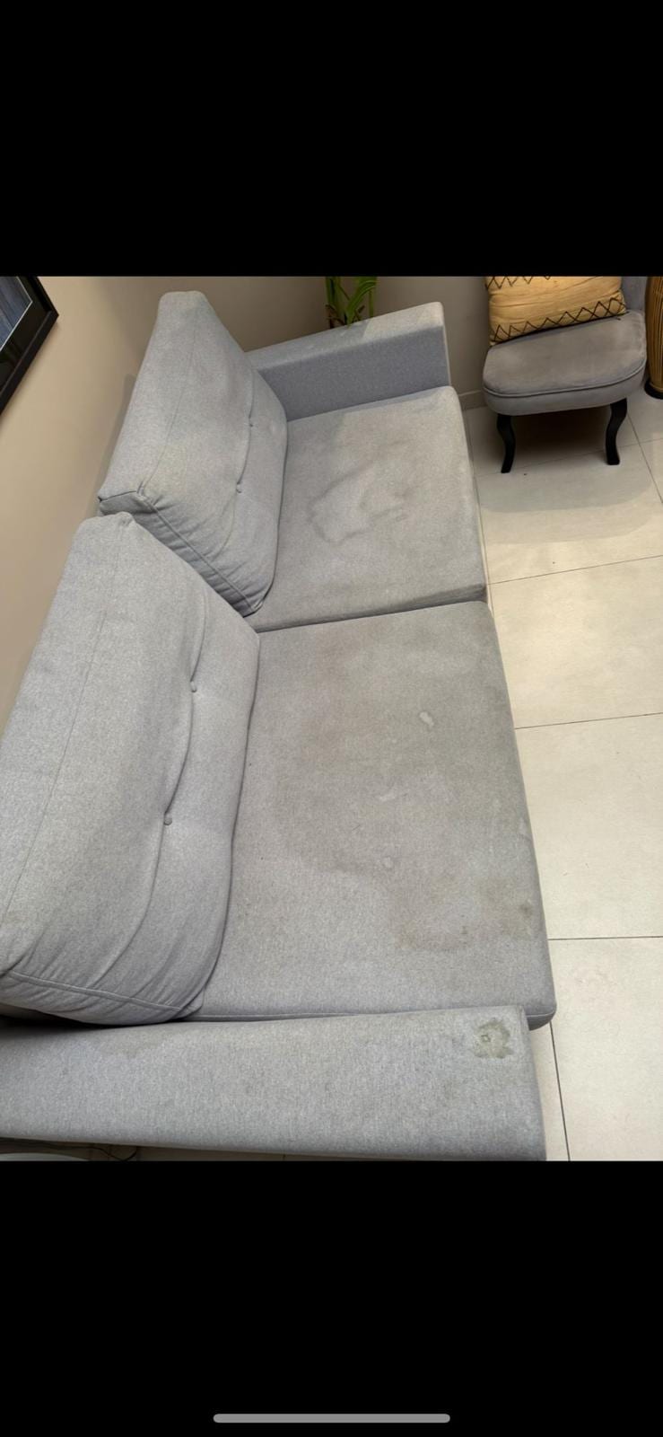 Avant — Nettoyage canapés