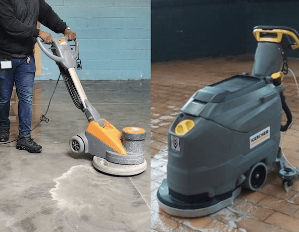 Brossage mécanisé des sols