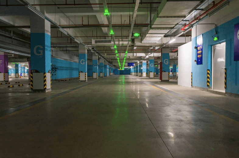 Nettoyage de parking