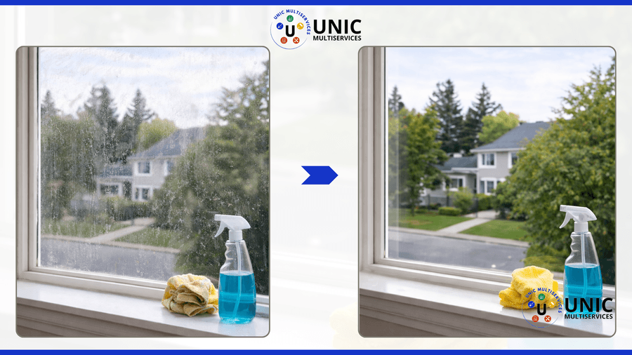 Nettoyage de vitres